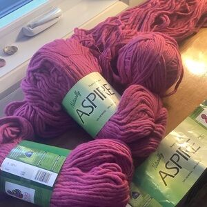 Raspberry Pink Wool Alpaca